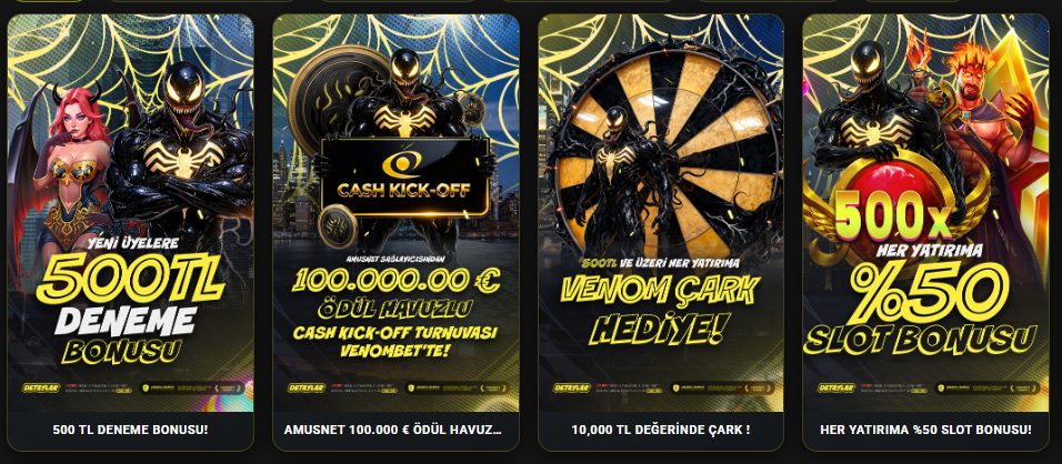 Venombet - Venombet Giriş 3 Venombet Bonus